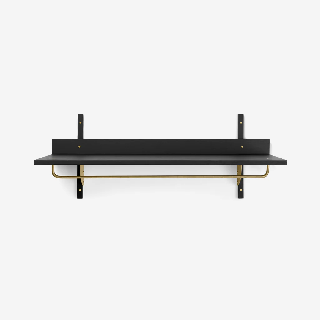 Ferm Living Sector Rack Shelf Black Brass - Image 3
