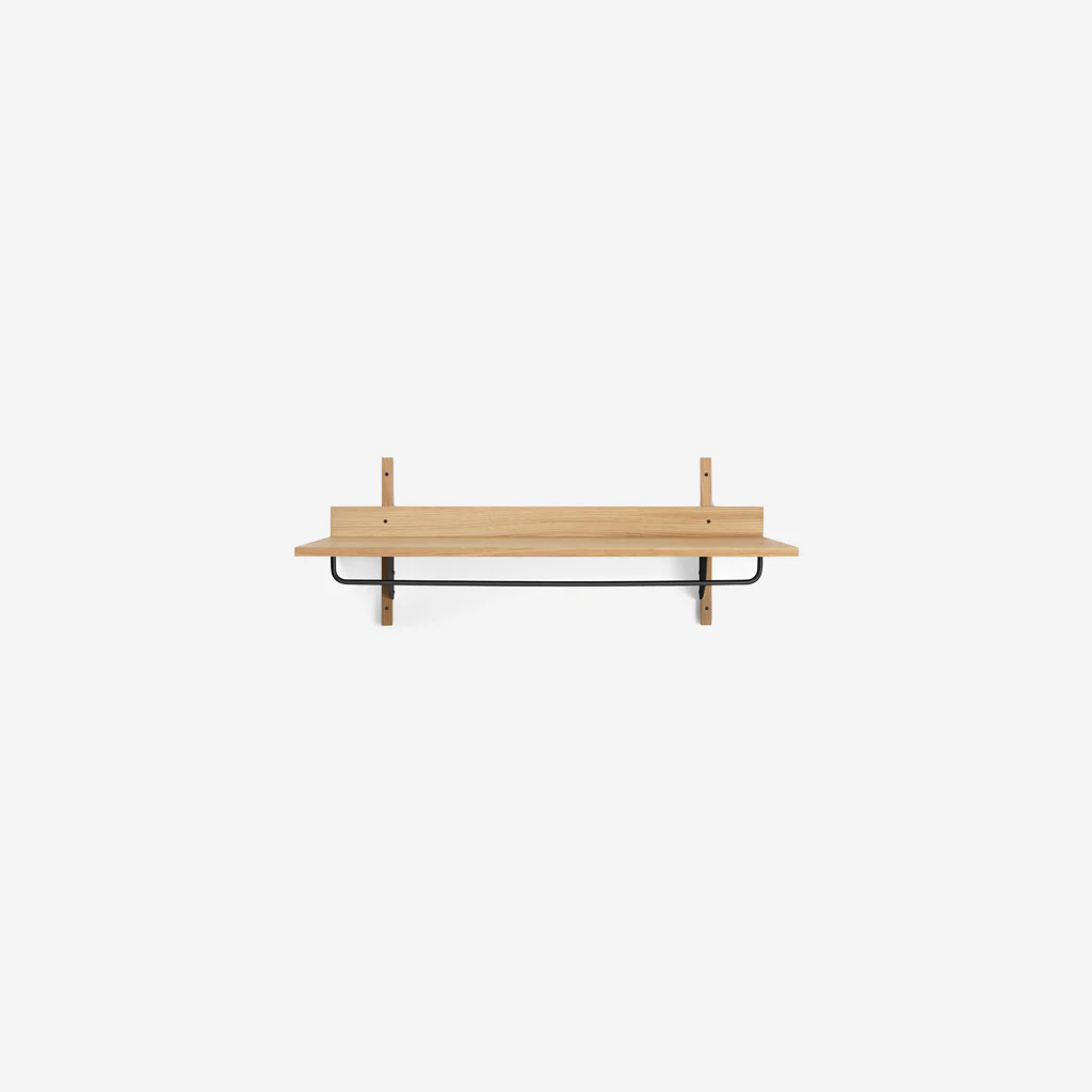 Ferm Living Sector Rack Shelf Oak Black