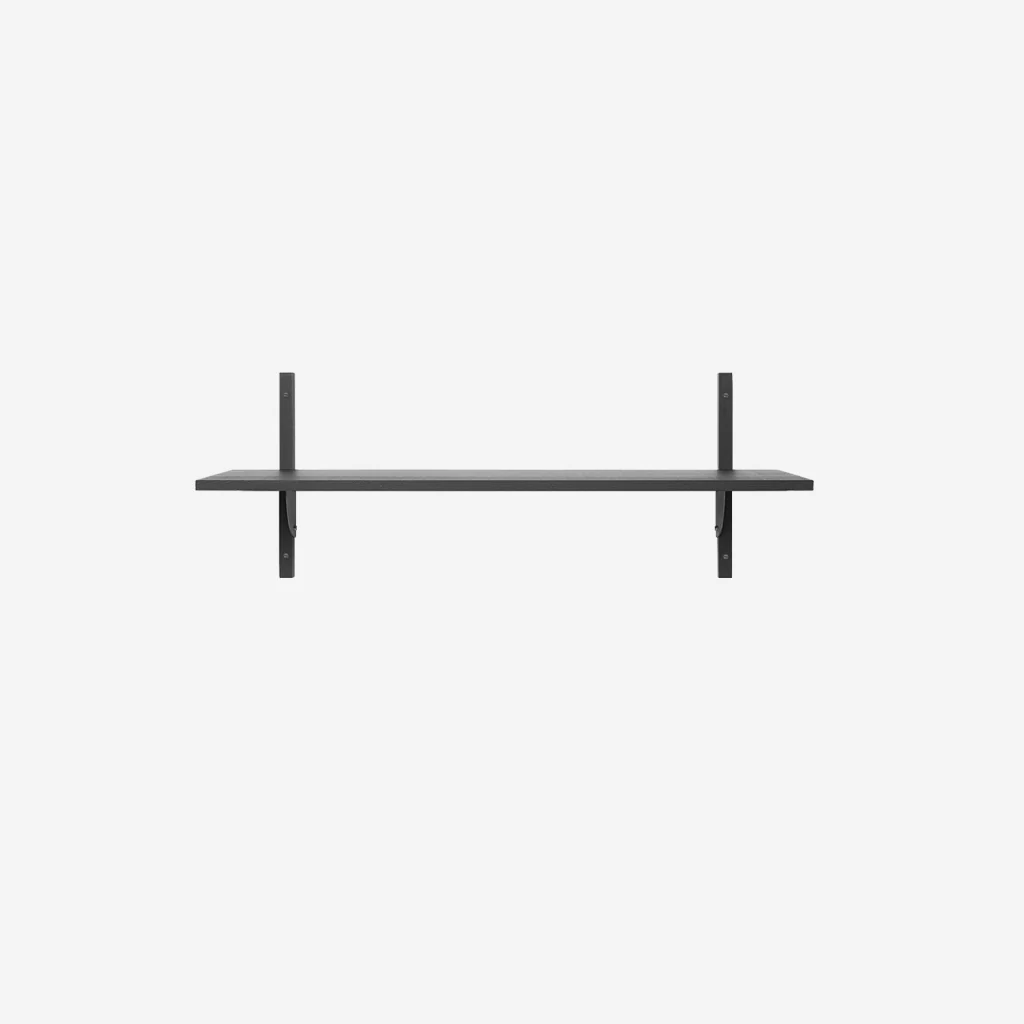 Ferm Living Sector Shelf Single Wide Black Black