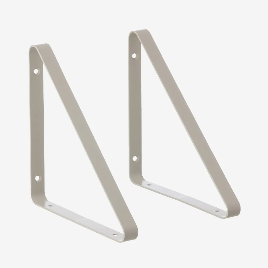 Ferm Living Shelf Hangers Brackets Light Grey - Image 3