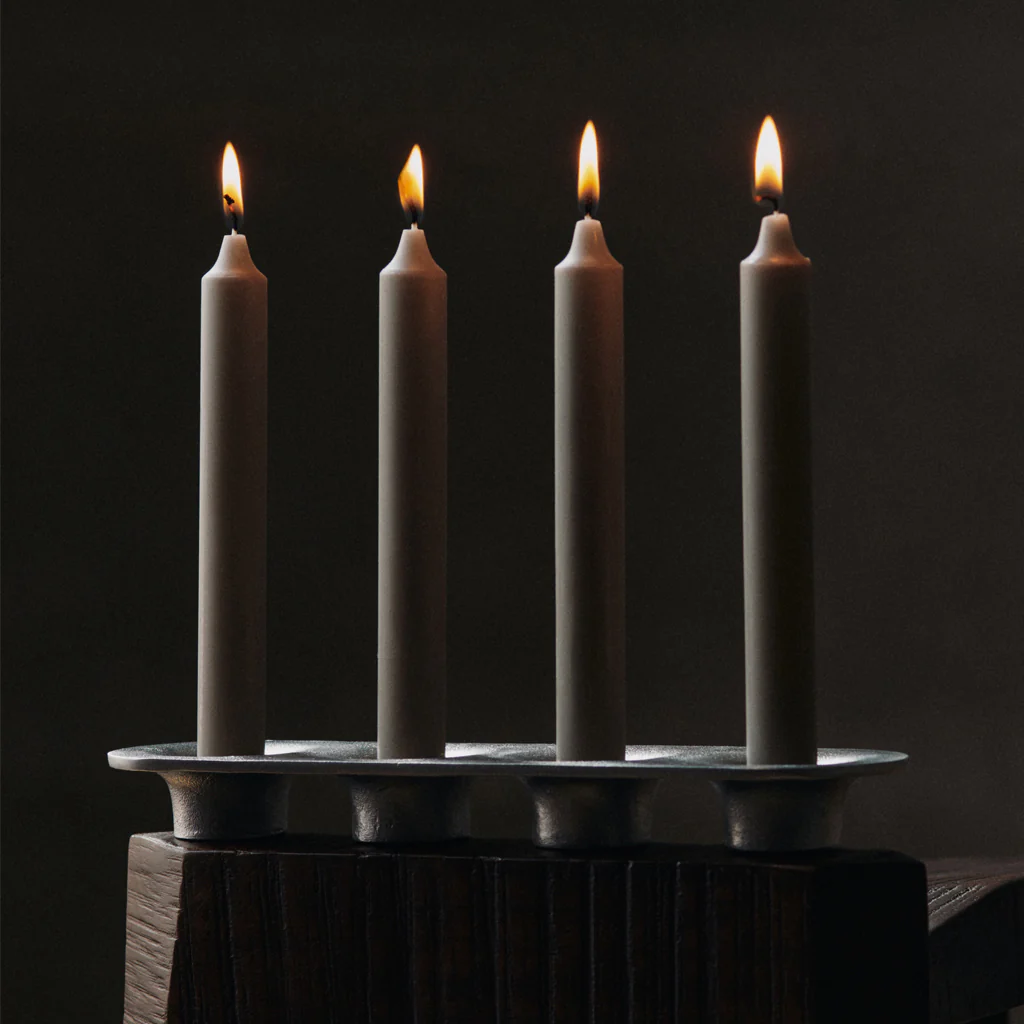 Ferm Living Soothe 4 Candle Holder Aluminium - Image 2