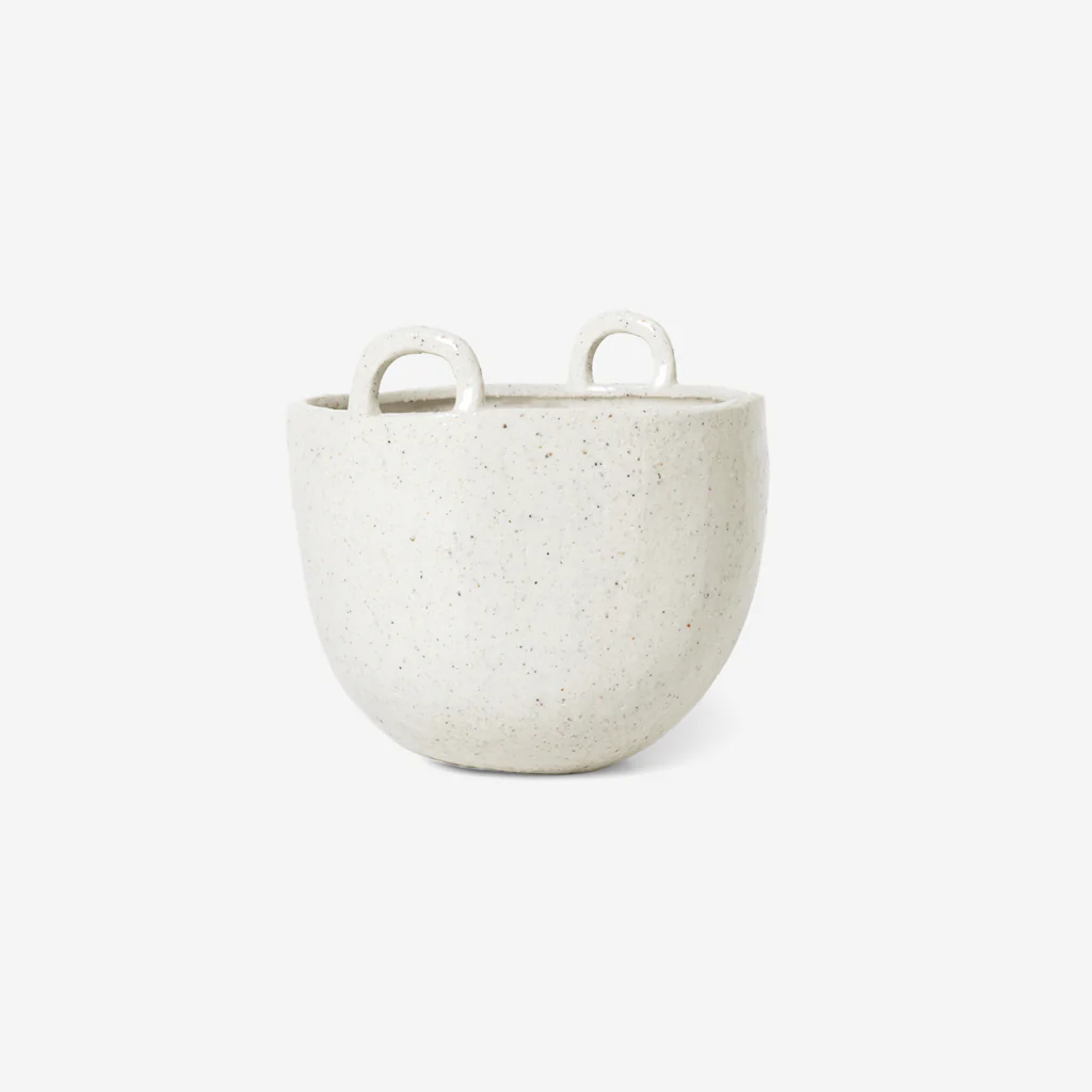 Ferm Living Speckle Pot Small Off White