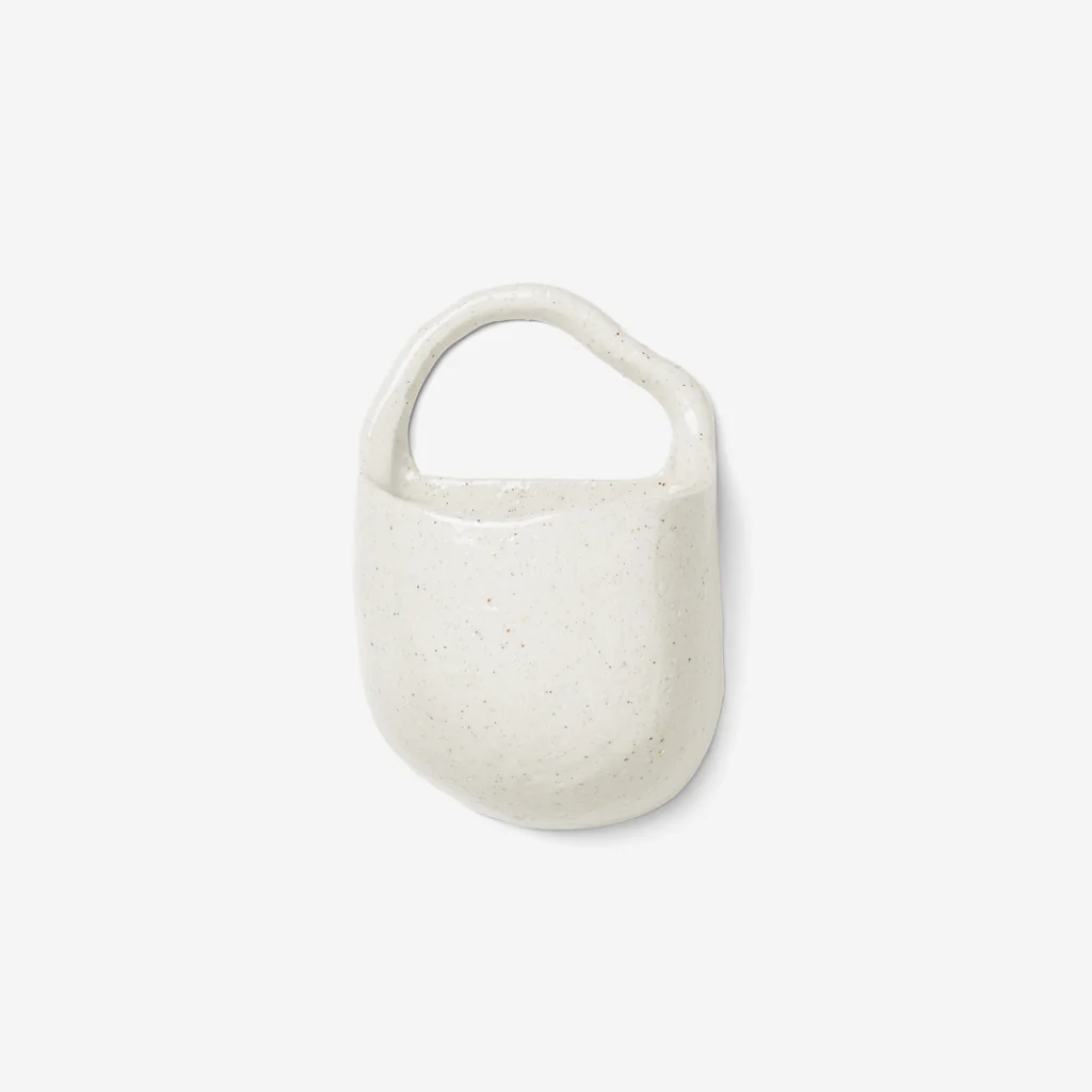 Ferm Living Speckle Wall Pocket Off White