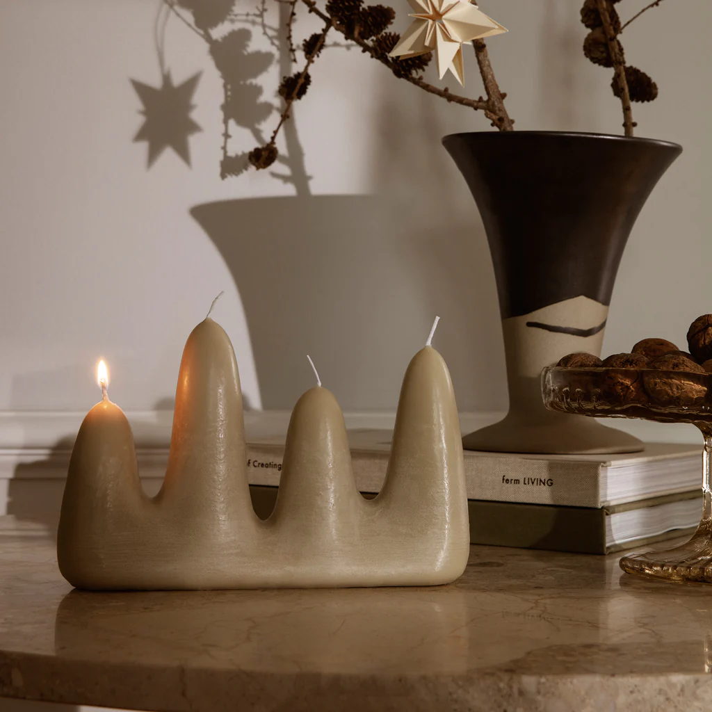 Ferm Living Stala Candle Sand - Image 3