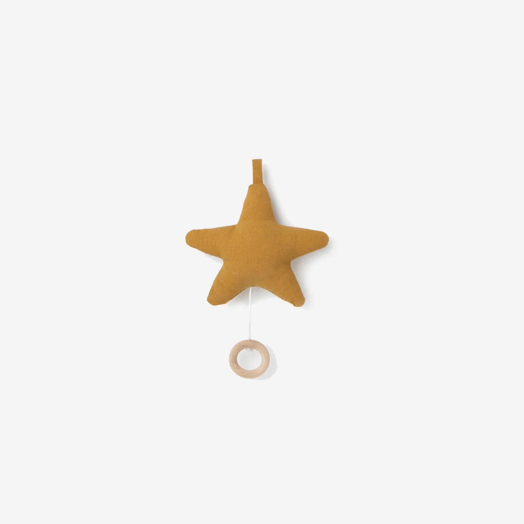 Ferm Living Star Music Mobile Mustard