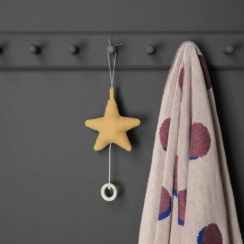Ferm Living Star Music Mobile Mustard - Image 3