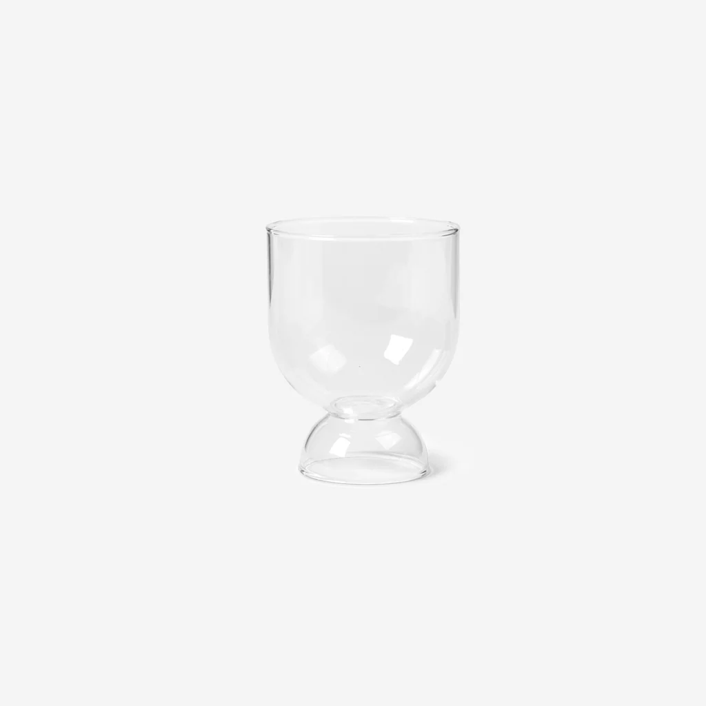 Ferm Living Still Hourglass Glasses Set Clear
