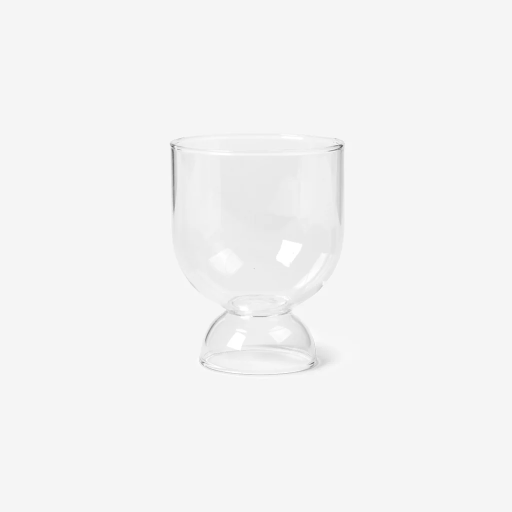 Ferm Living Still Hourglass Glasses Set Clear - Image 3