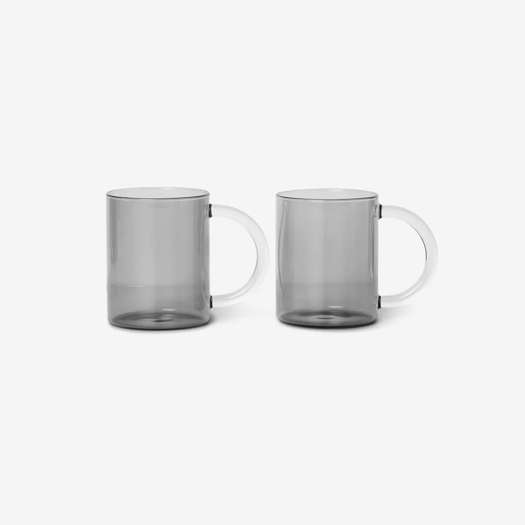 Ferm Living Still Mug Set Smoke