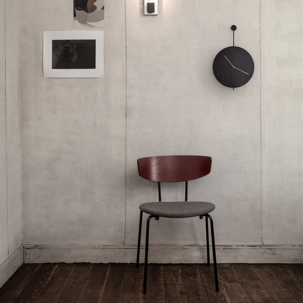 Ferm Living Trace Wall Clock Black Brass - Image 2