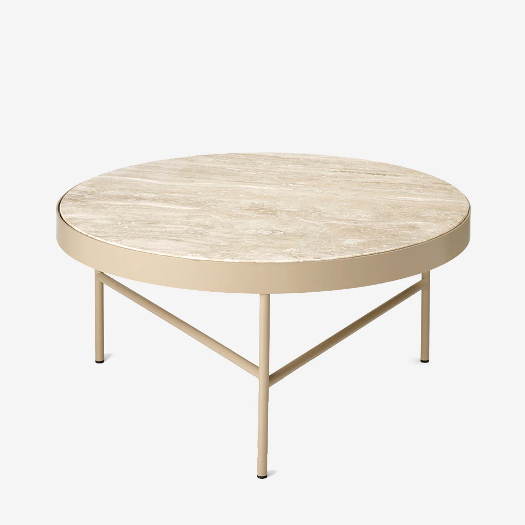 Ferm Living Travertine Coffee Table Cashmere - Image 3