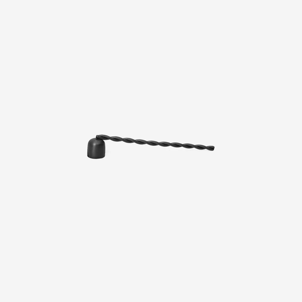 Ferm Living Twist Candle Snuffer Black Brass