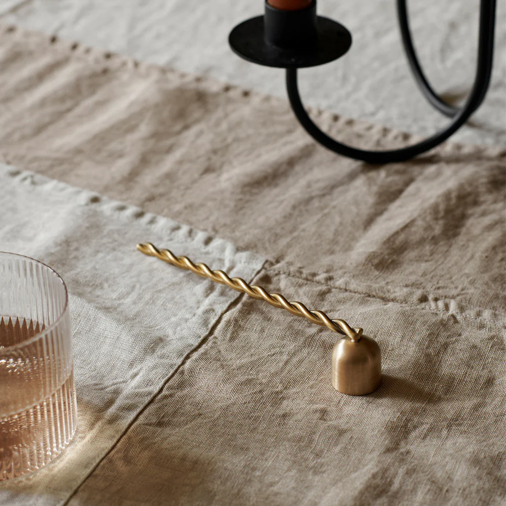 Ferm Living Twist Candle Snuffer Brass - Image 2