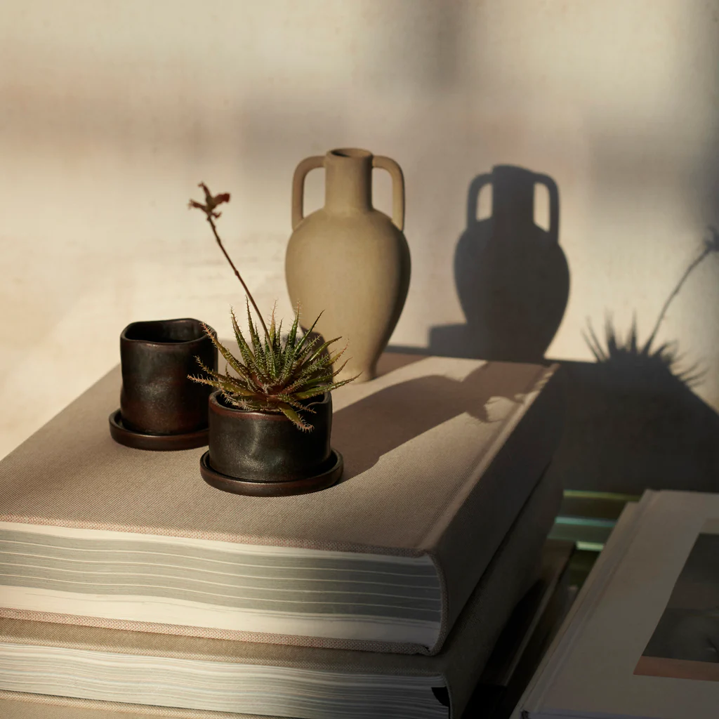 Ferm Living Uneru Mini Pots Set Black - Image 2