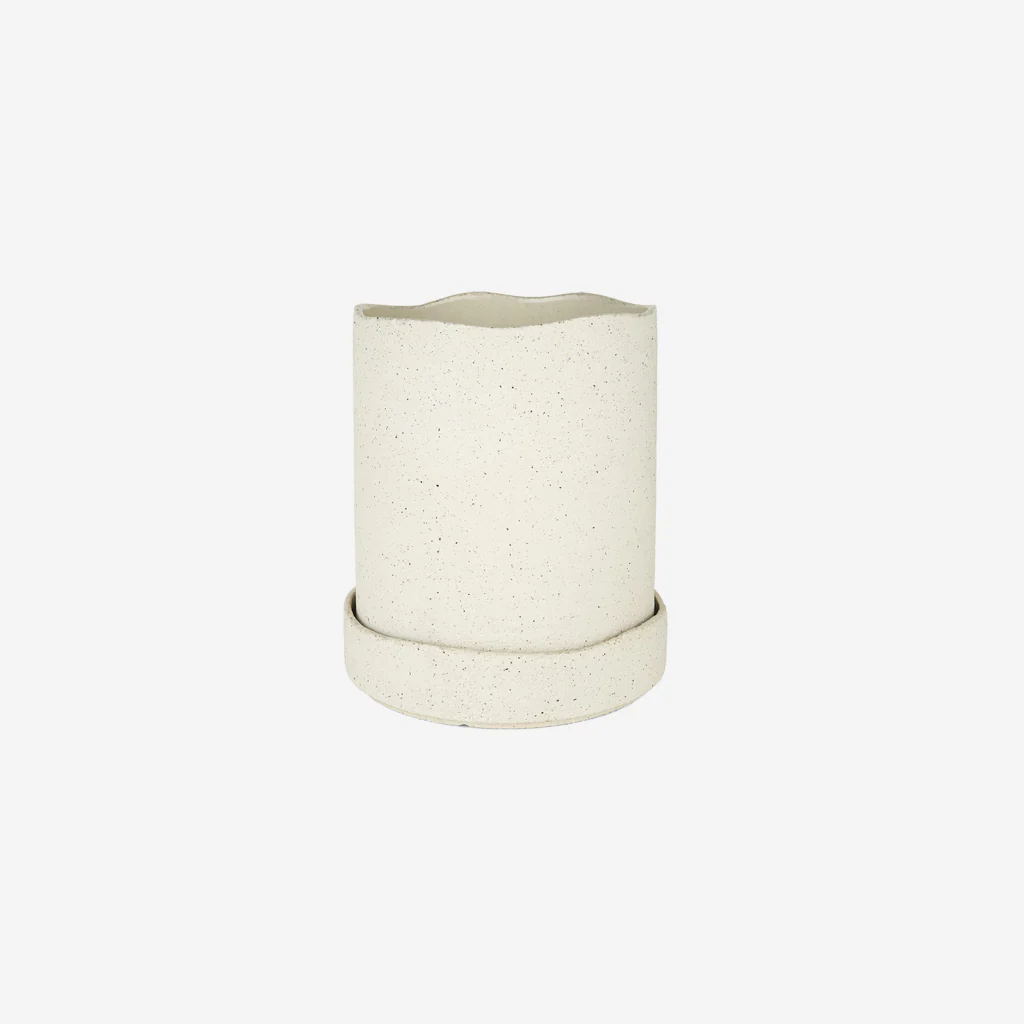 Ferm Living Uneru Pots White Large Ø16