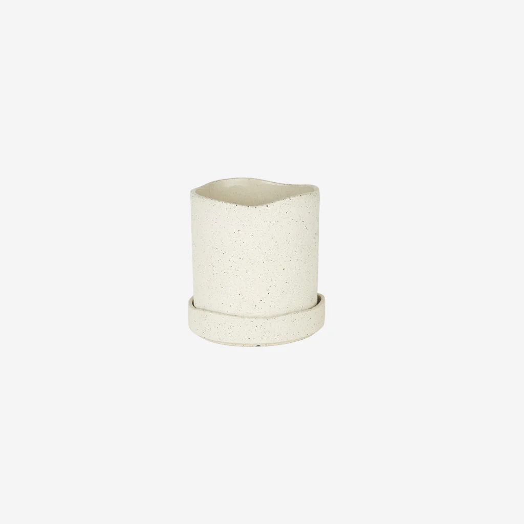 Ferm Living Uneru Pots White Small Ø13
