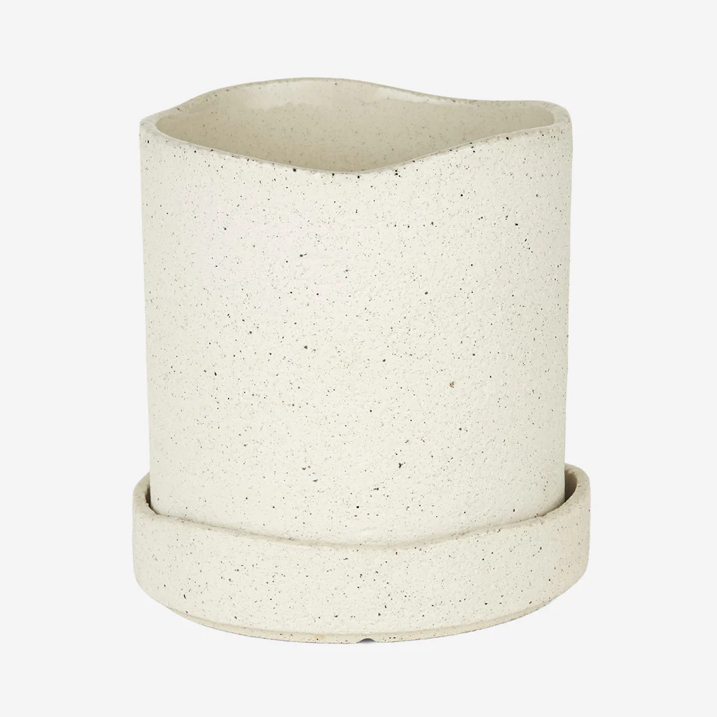 Ferm Living Uneru Pots White Small Ø13 - Image 3