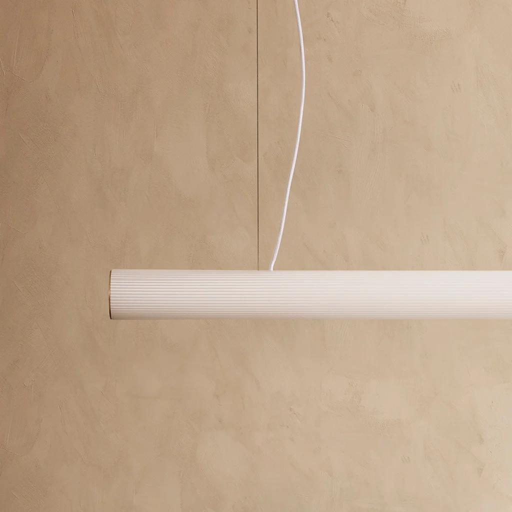Ferm Living Vuelta Pendant 100cm White/Brass - Image 5