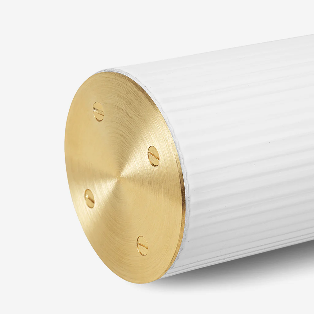 Ferm Living Vuelta Pendant 100cm White/Brass - Image 8