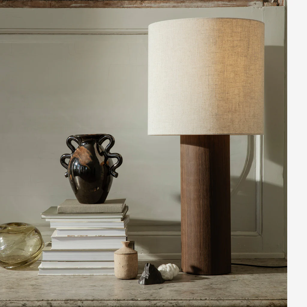Ferm Living Water Swirl Vase Round Smoked Grey - Image 4