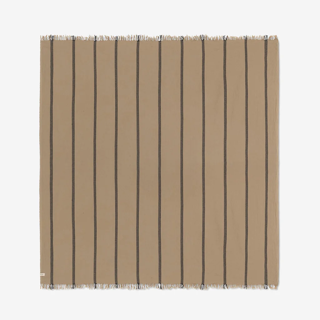 Ferm Living Yard Picnic Blanket Sand Black - Image 5