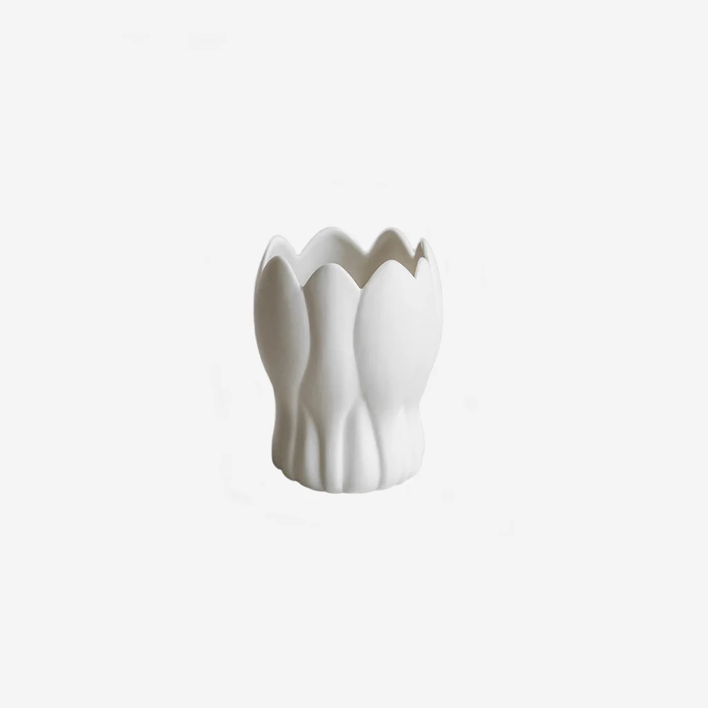 Fine Little Day Krokus Vase White Medium 15cm