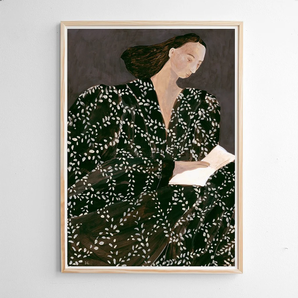 Fine Little Day Reading Print 50x40cm - Image 4