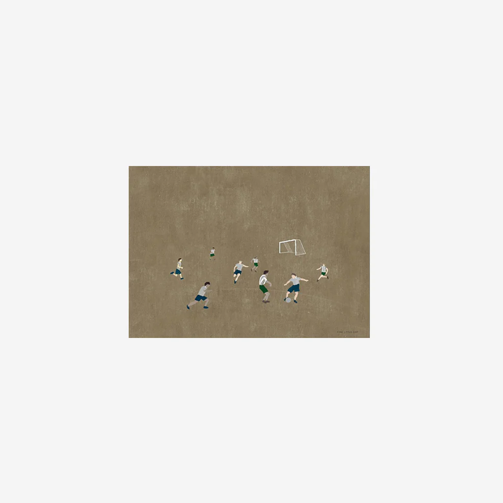 Fine Little Day Soccer Print 50x70cm
