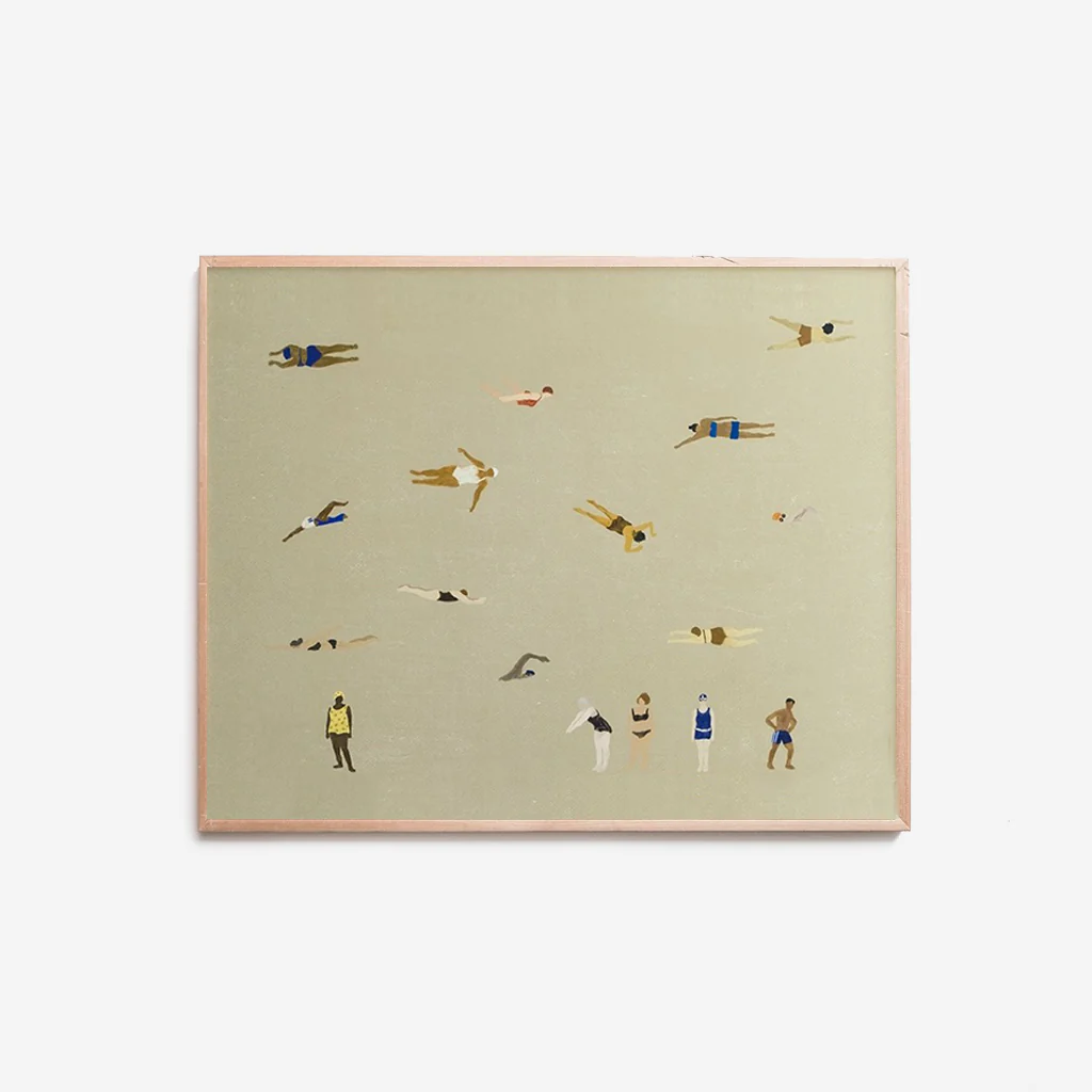Fine Little Day Swimmers Print Sand 40x50cm - Image 5