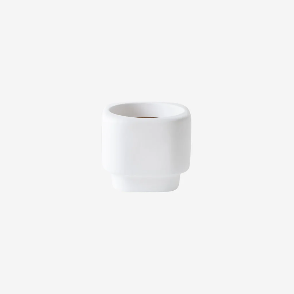 Floral Interiors Flint Pot White Small