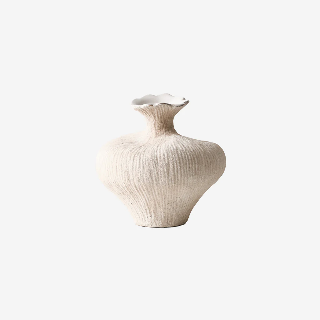 Floral Interiors Lexi Vase White