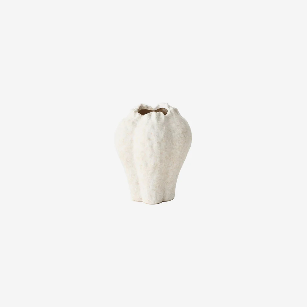 Floral Interiors Nagio Vase Eggshell Small