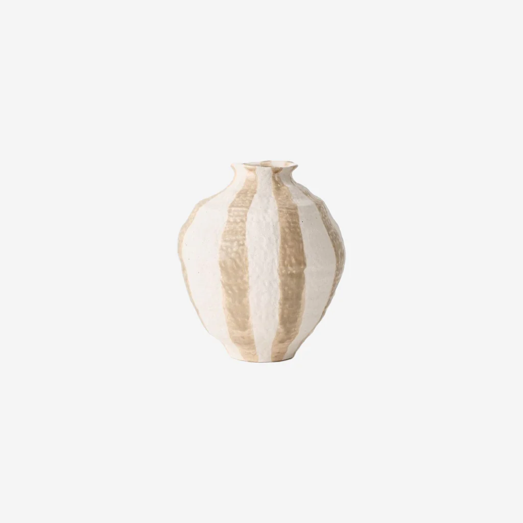 Floral Interiors Oreio Urn Vase Sand Small