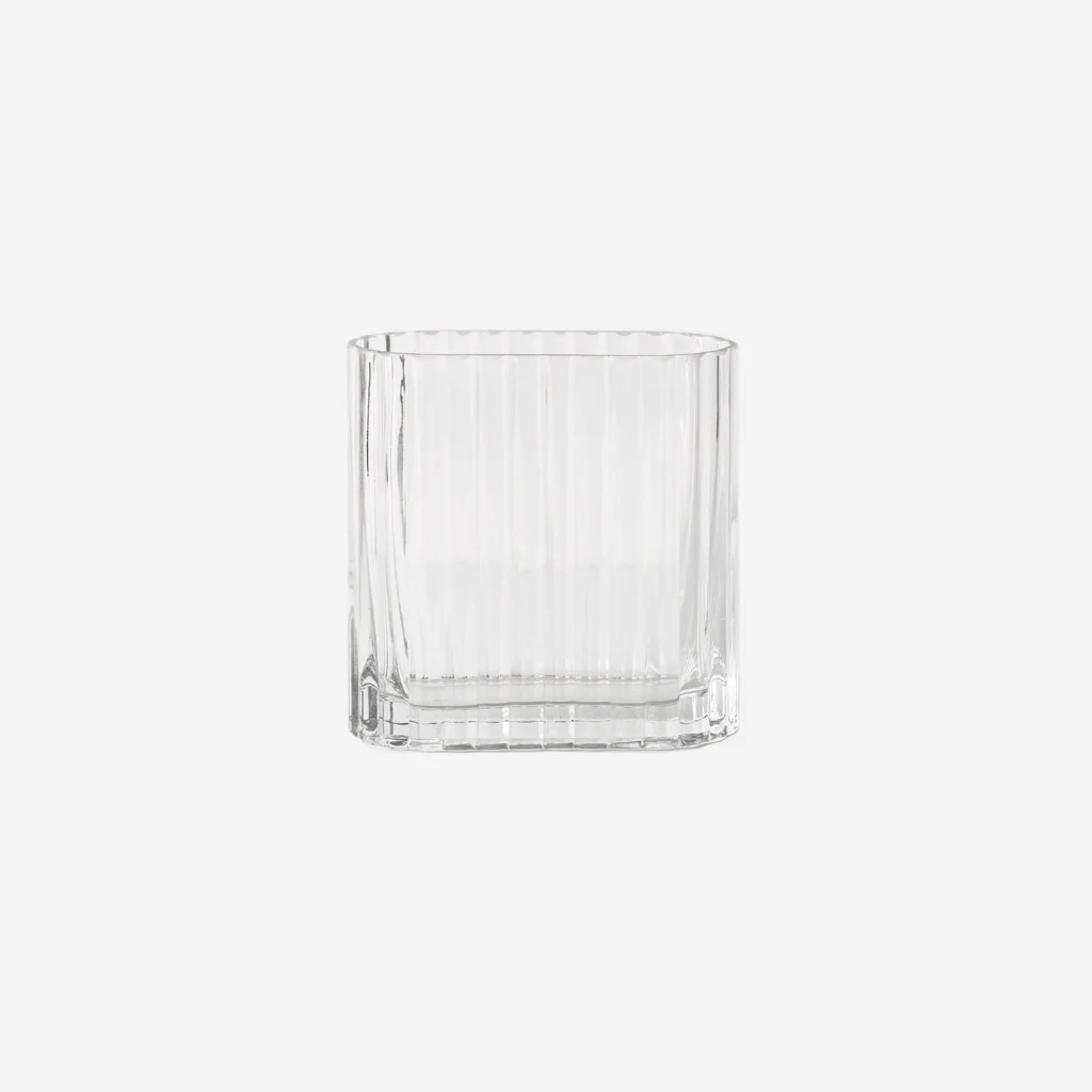 Floral Interiors Ripple Vase Clear Small - Image 3