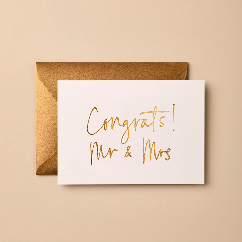 Gabrielle and Celine Card Congrats Mr and Mrs - Image 3