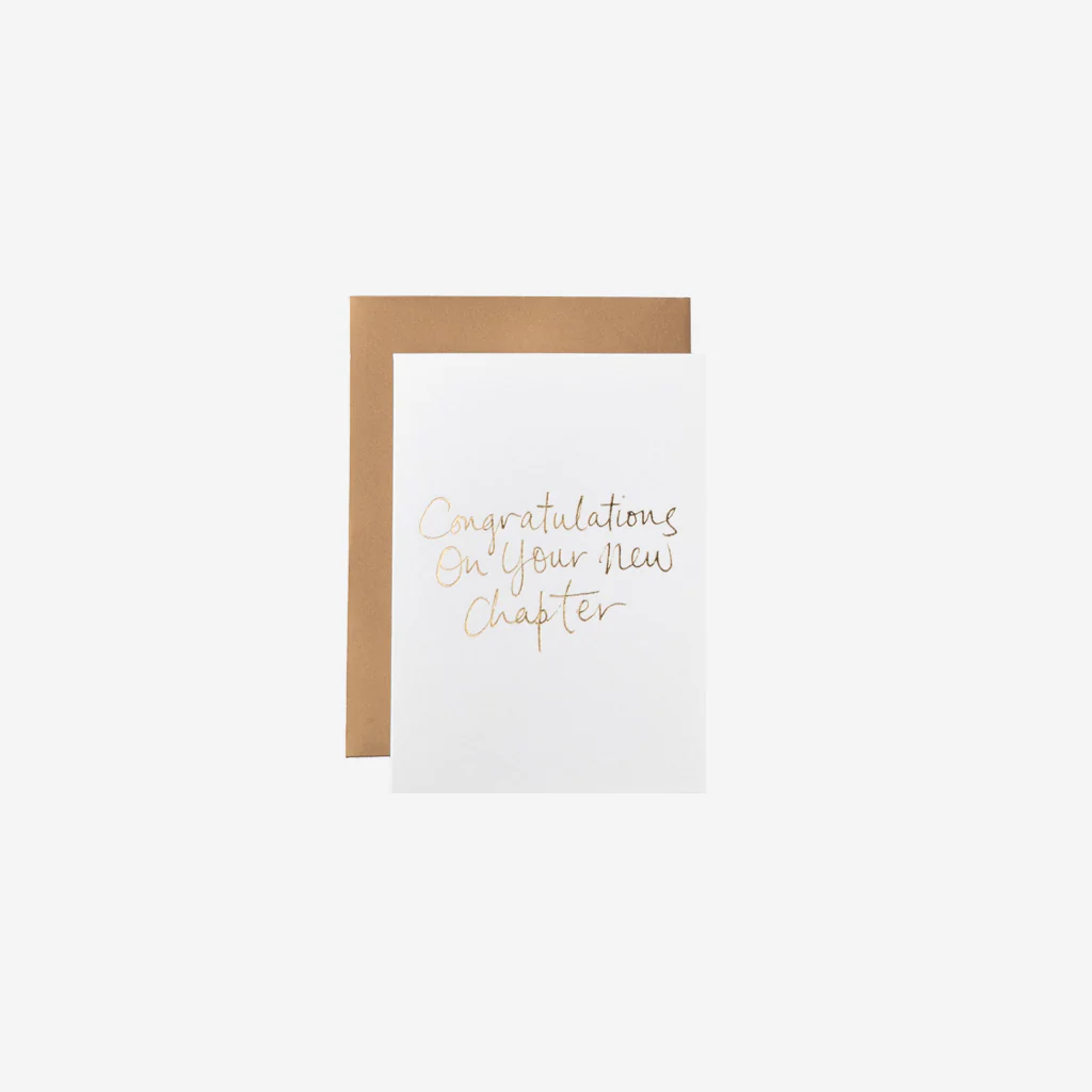 Gabrielle and Celine Card Congratulations On Your new Chapter