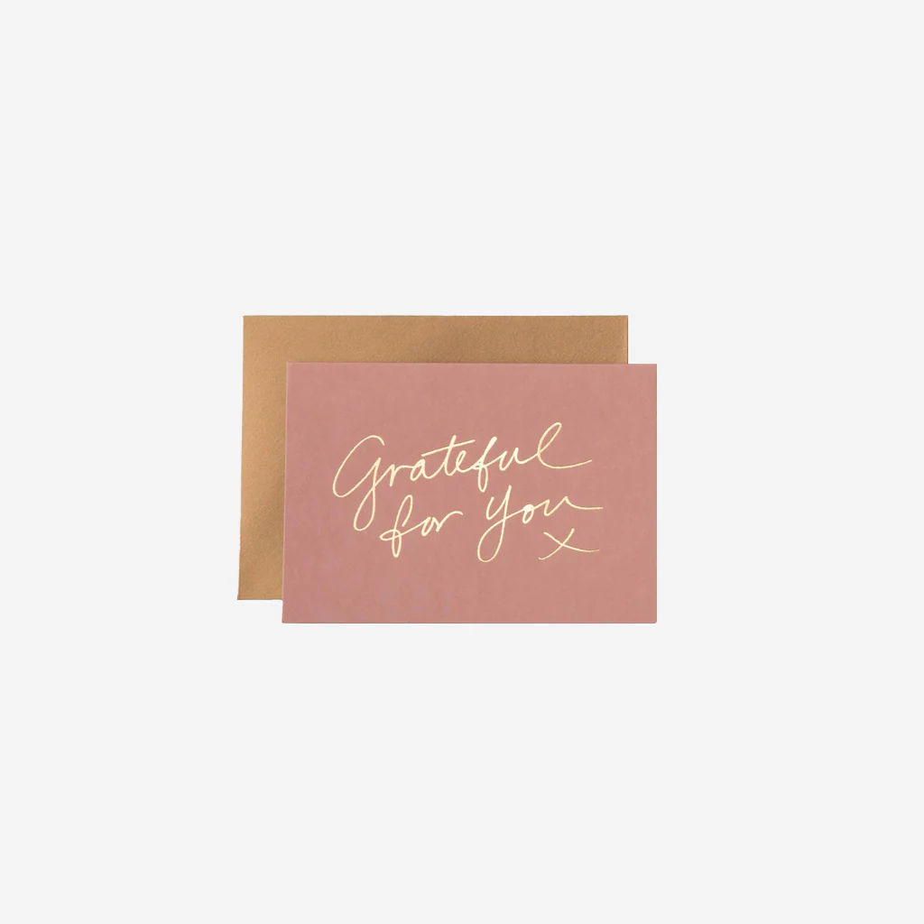 Gabrielle and Celine Card Grateful For You