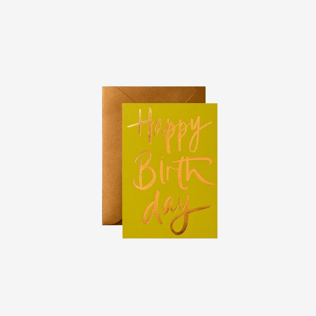 Gabrielle and Celine Card Happy Birthday Lime