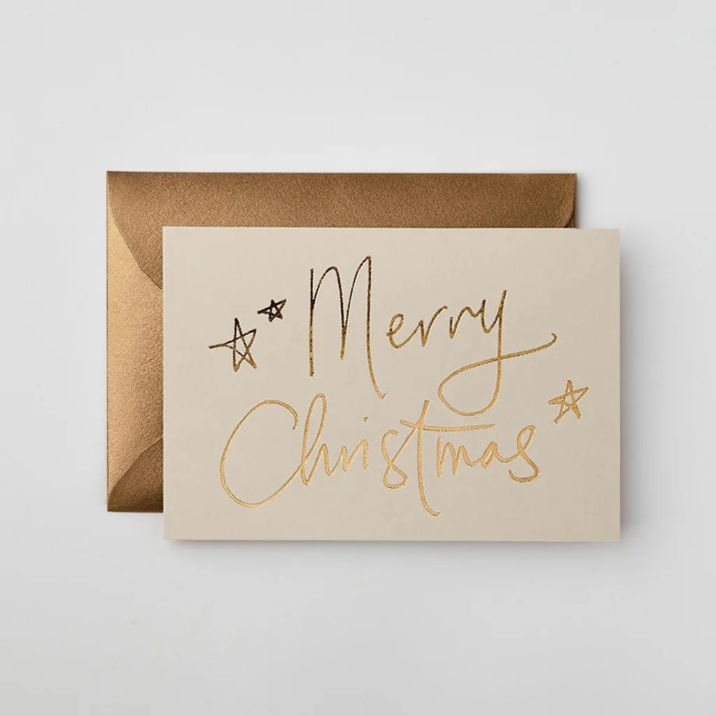 Gabrielle and Celine Card Merry Christmas Oat - Image 2