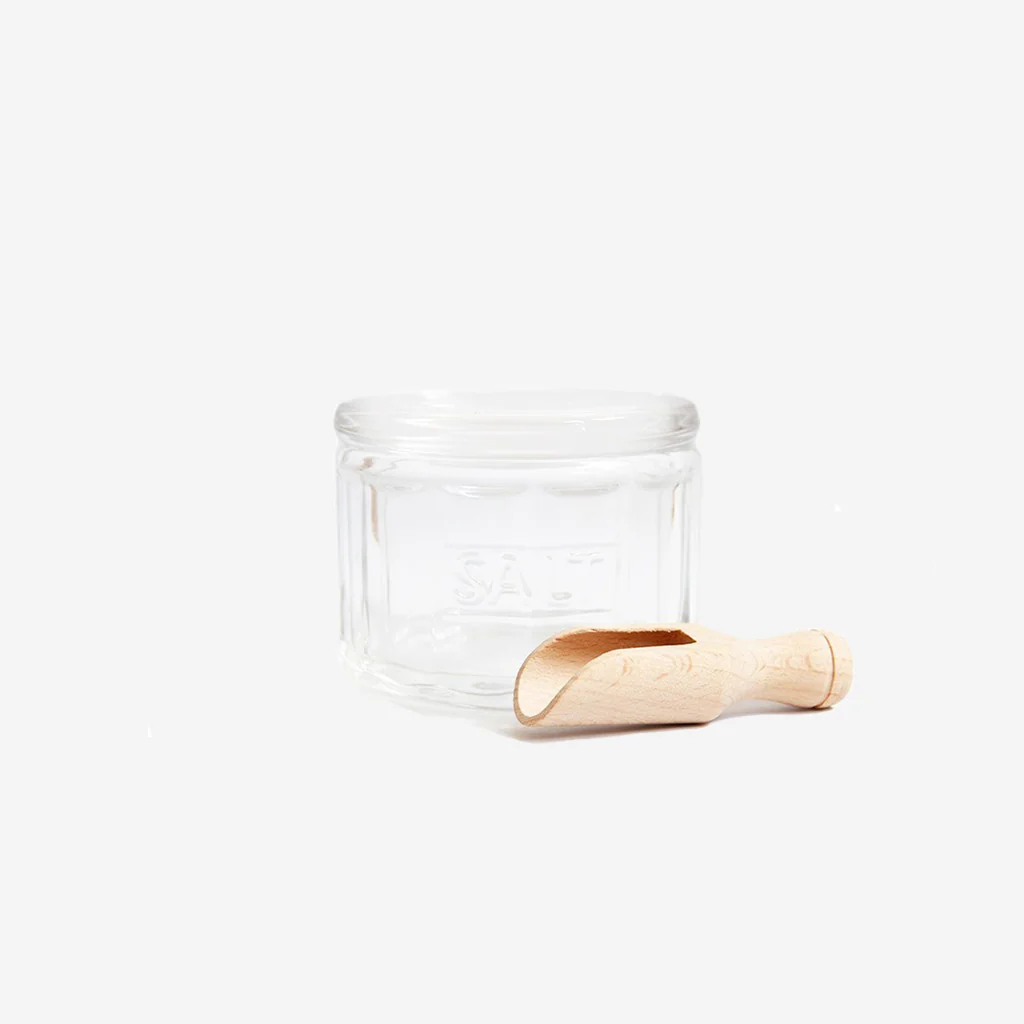 Heaven In Earth Salt Pot With Wooden Scoop