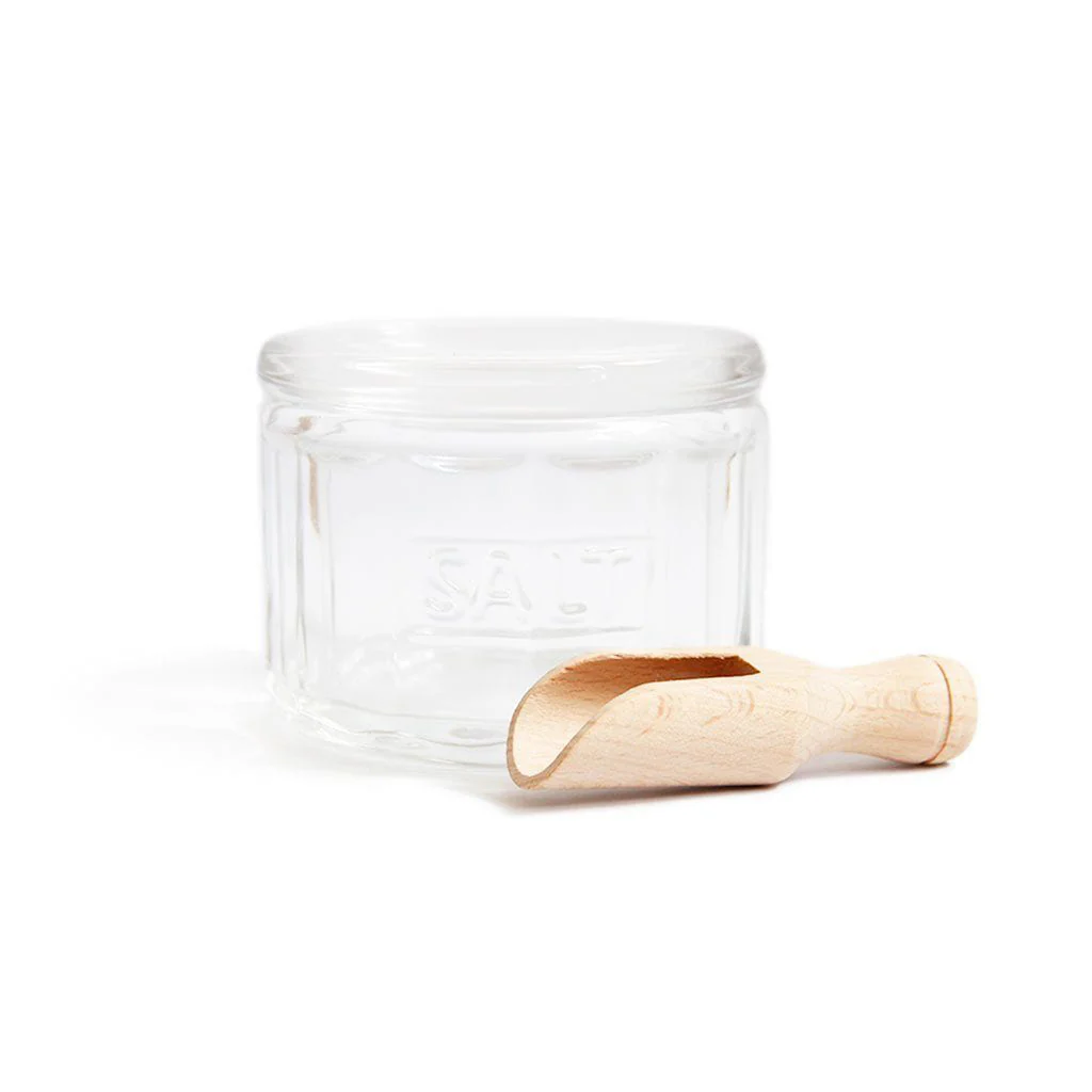 Heaven In Earth Salt Pot With Wooden Scoop - Image 2