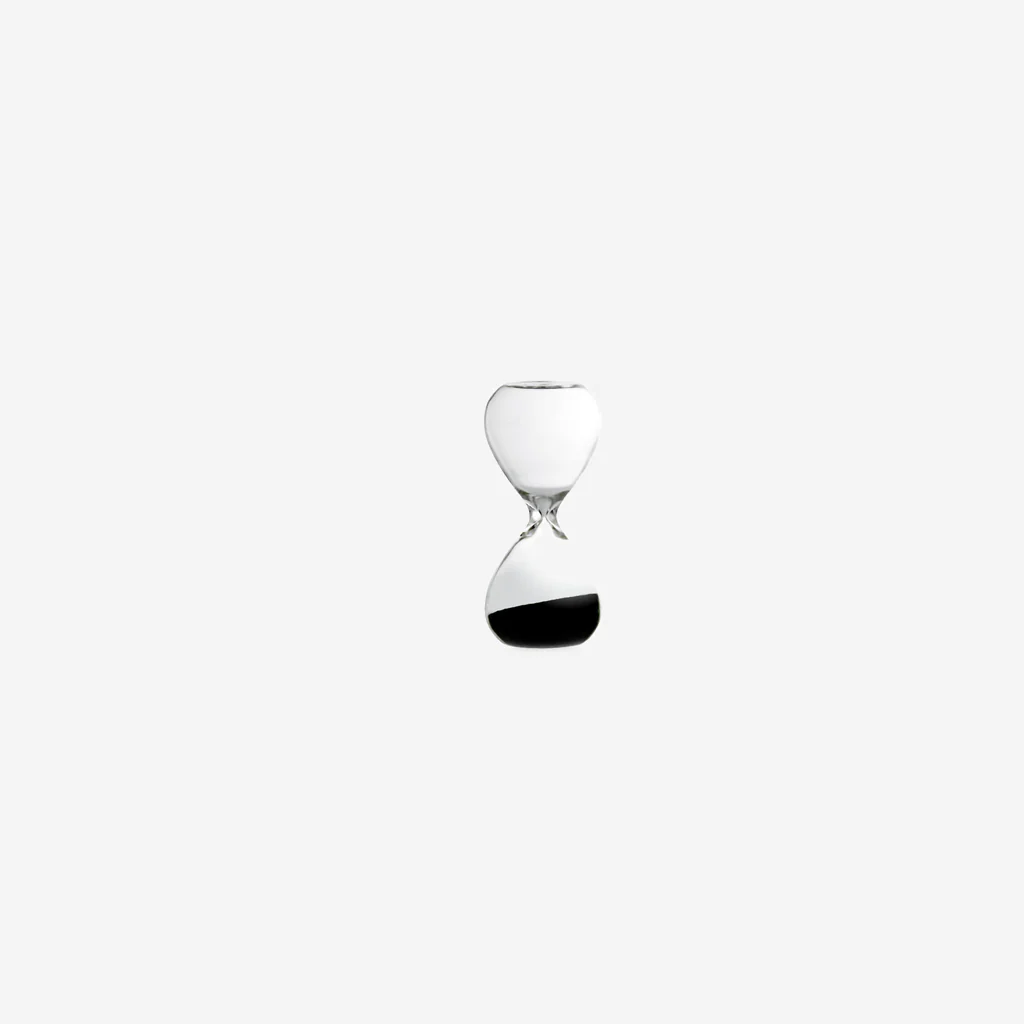 Hightide Hourglass Clear Black Small
