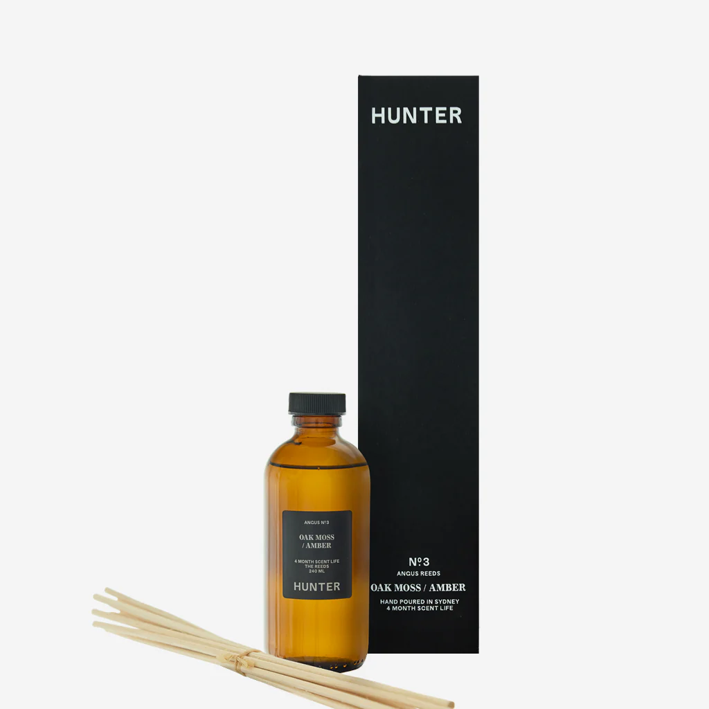 Hunter Candles Angus / Oak Moss Amber Reed Diffuser