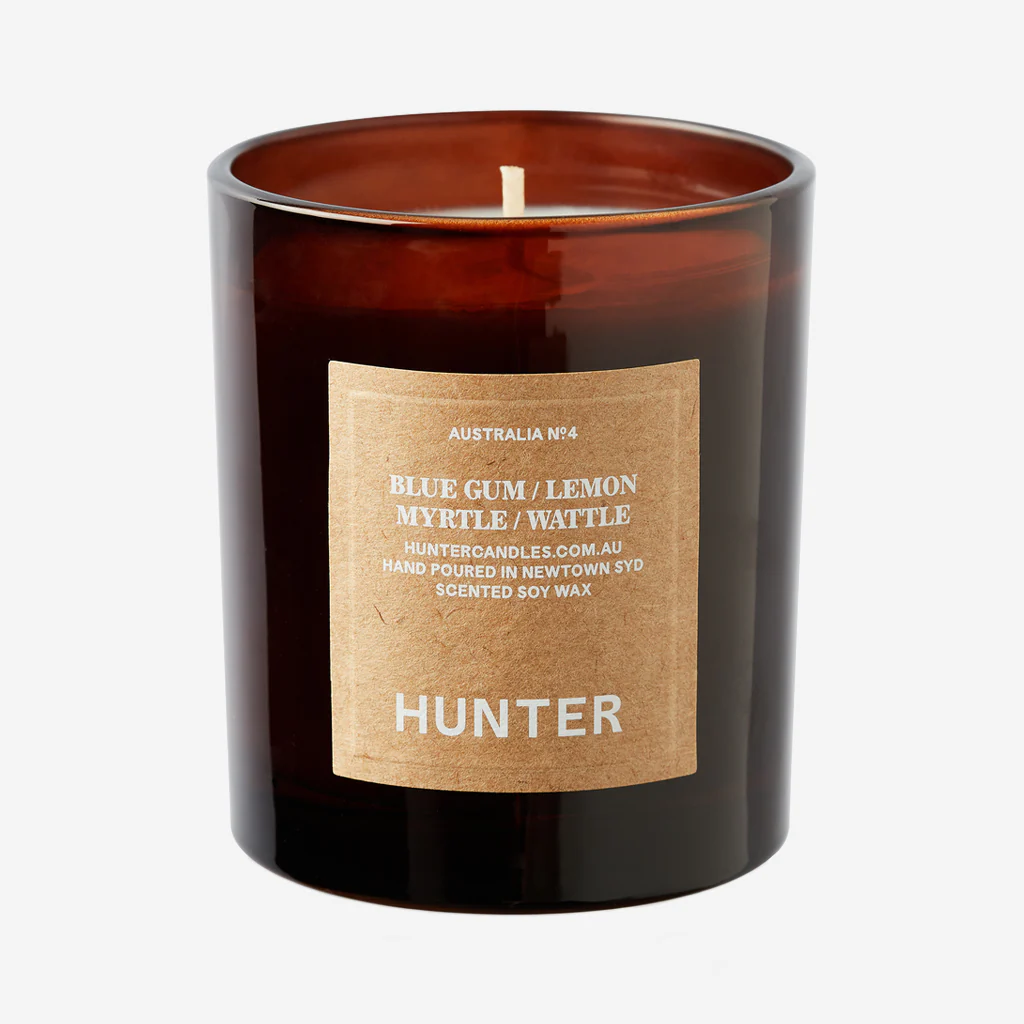 Hunter Candles Australia / Blue Gum Lemon Myrtle Wattle Candle - Image 4