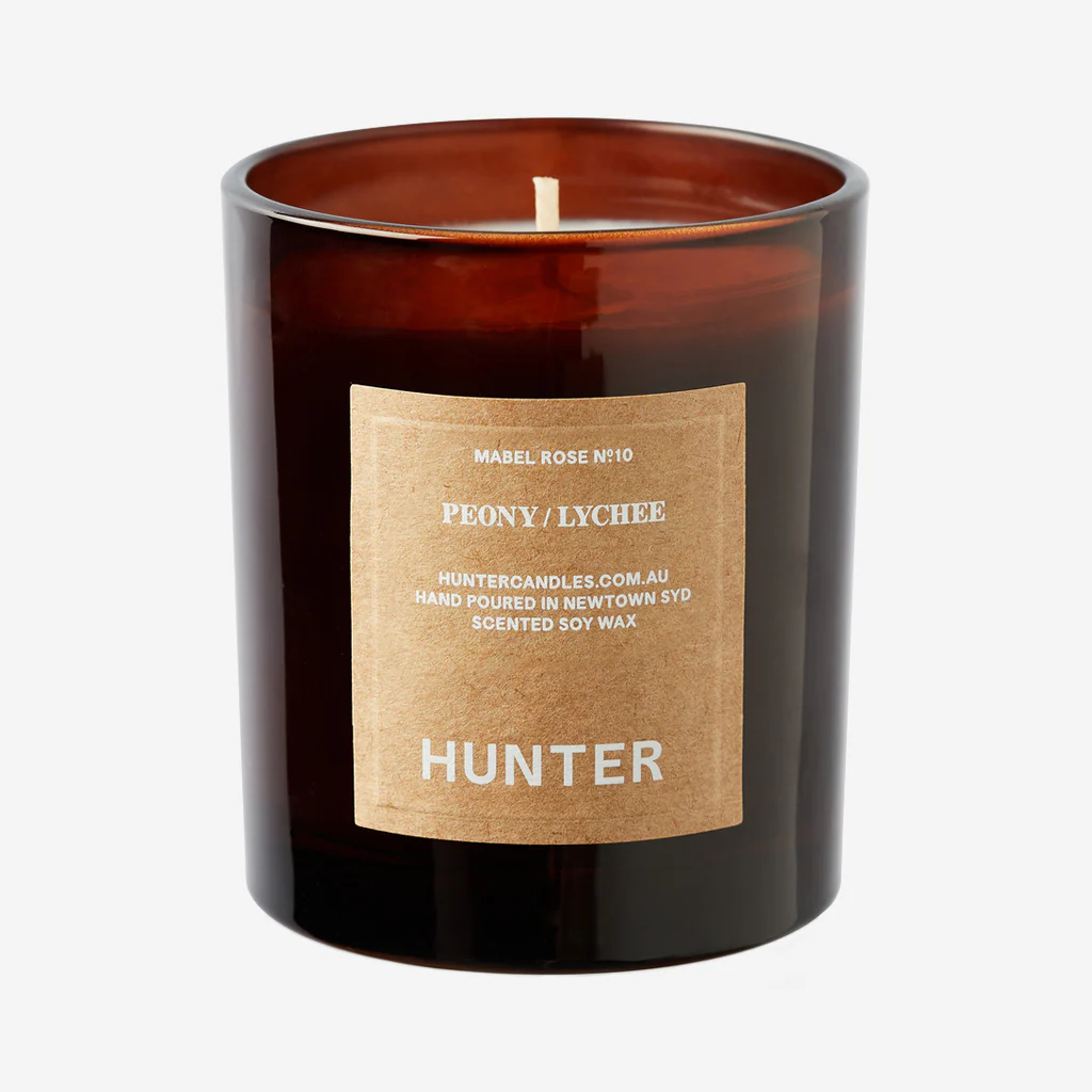 Hunter Candles Mabel Rose / Peony Lychee Candle - Image 3