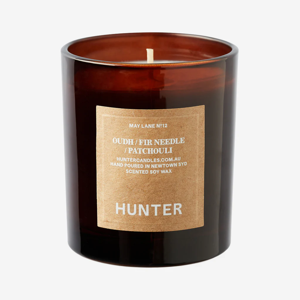 Hunter Candles May Lane / Oudh Fir Patchouli Candle - Image 3