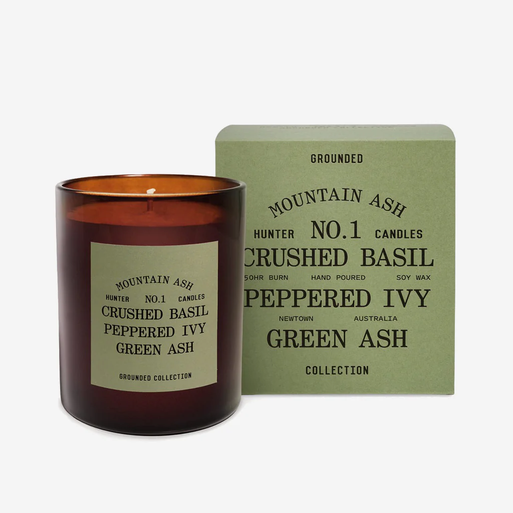 Hunter Candles Mountain Ash / Basil Ivy Ash Candle - Image 3