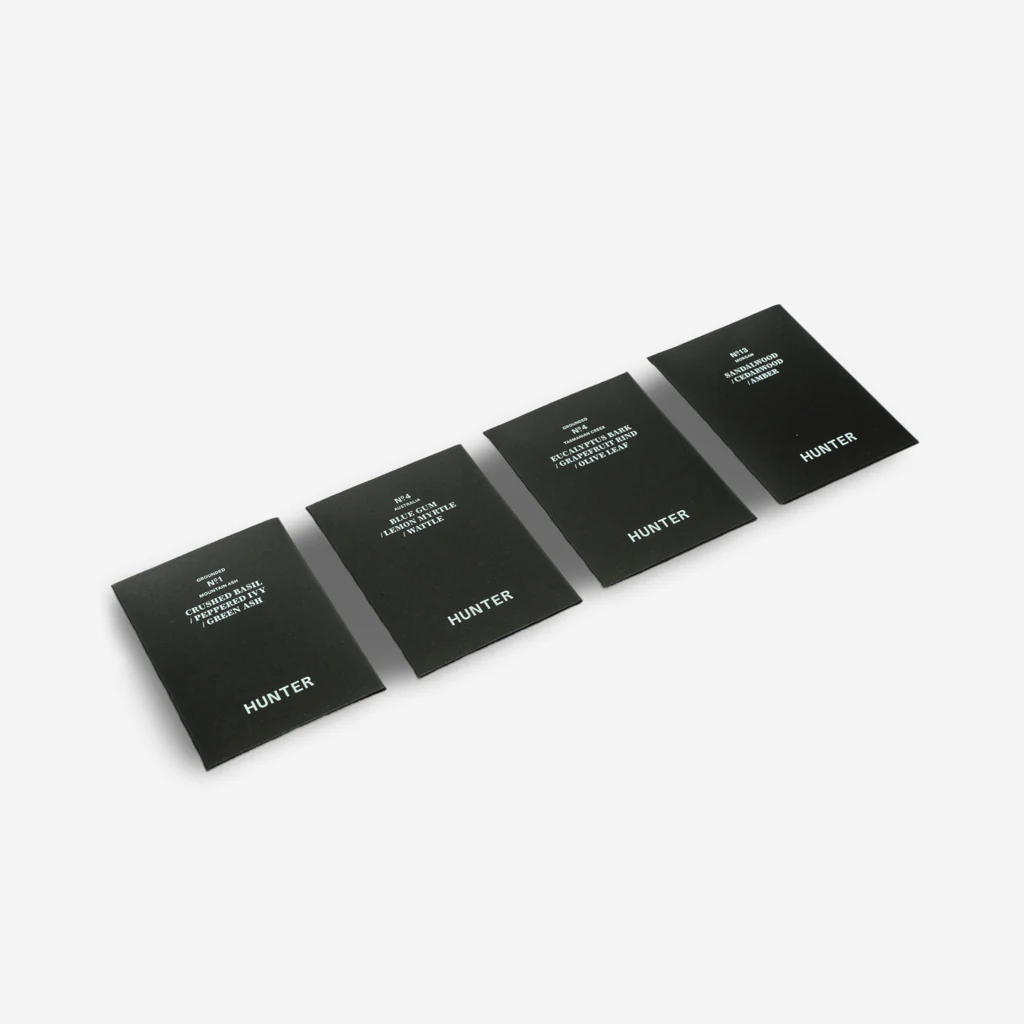 Hunter Candles Mountain Ash / Basil Ivy Ash Scent Card - Image 3