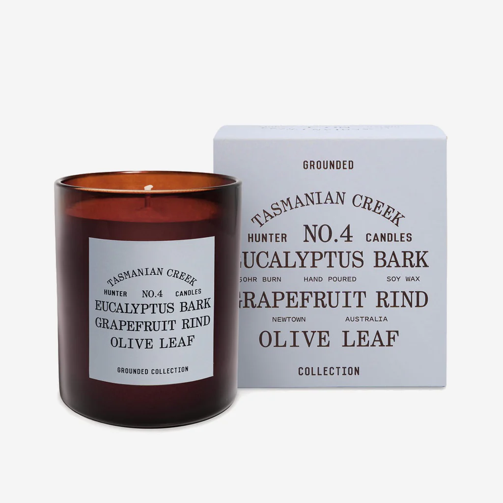 Hunter Candles Tasmanian Creek / Bark Grapefruit Olive Leaf Candle - Image 4