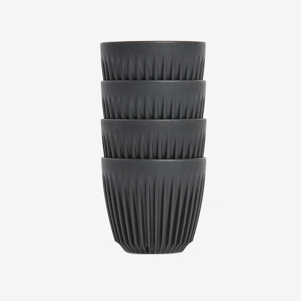 Huskee Cup Charcoal 6oz 175ml 4-Pack - Image 6